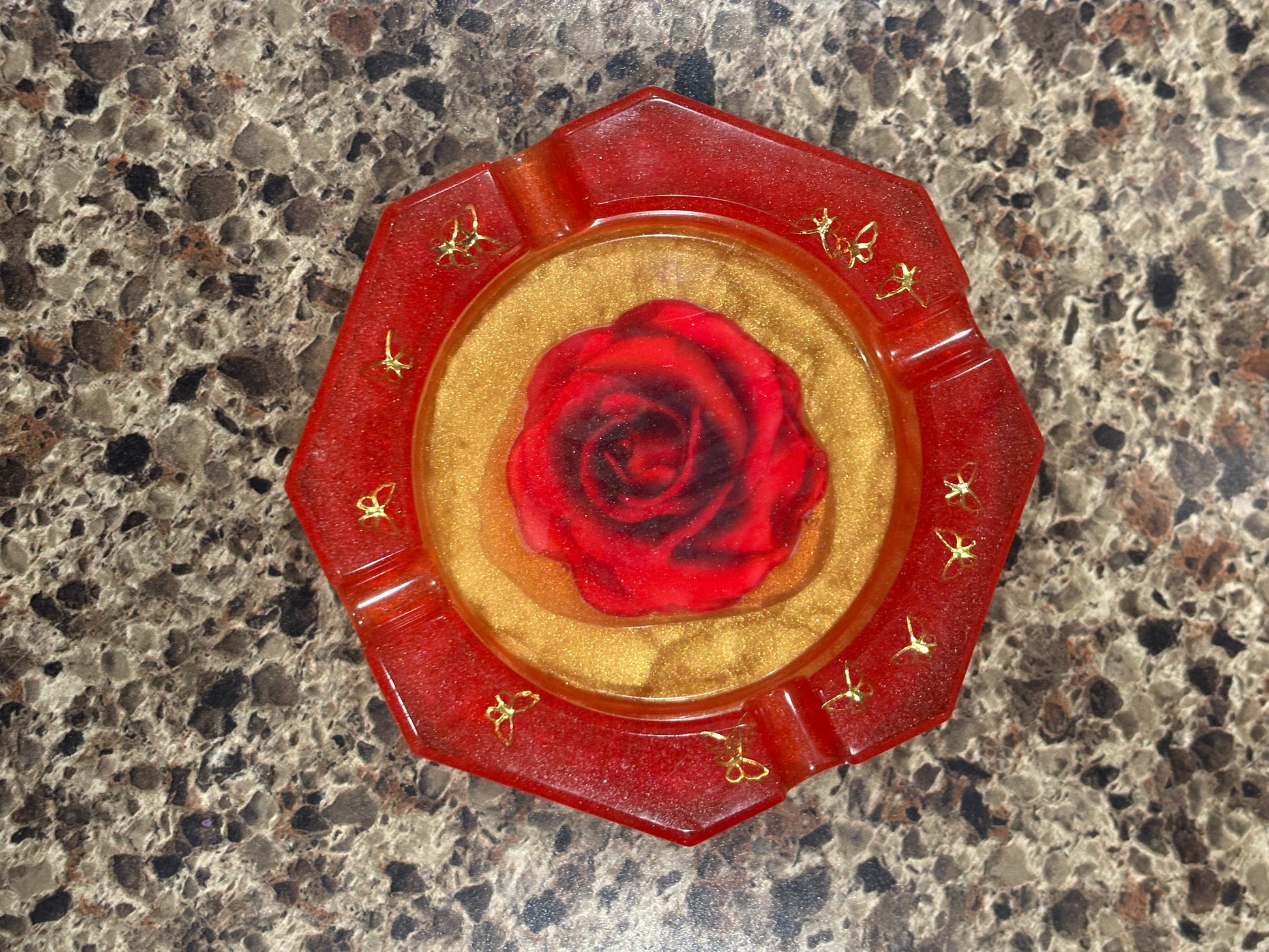 Custom Resin Home Ashtray – Personalized, Bold & Functional
