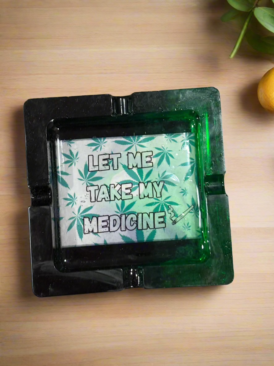 Custom Resin Home Ashtray – Personalized, Bold & Functional