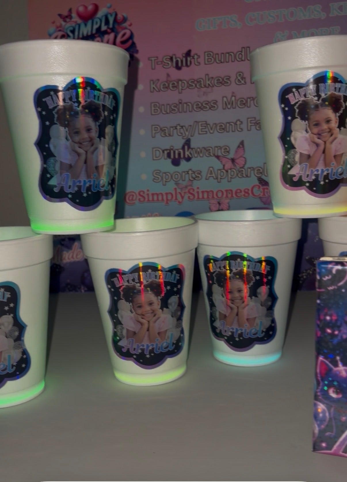 𝐂𝐔𝐒𝐓𝐎𝐌 𝐏𝐀𝐑𝐓𝐘 𝐂𝐔𝐏𝐒 🥤