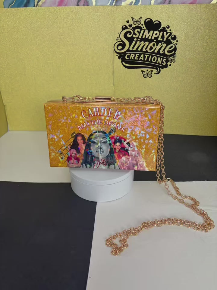 Custom Acrylic Purse-Double Sided