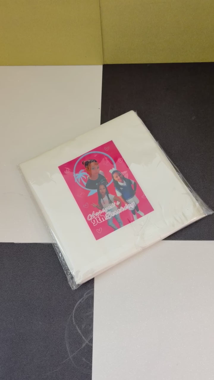 Custom Party Napkins  🍽️